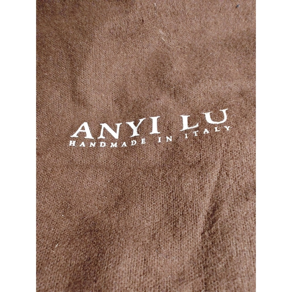 Anyi Lu Flats Silver Black Leopard Print Metallic Cap Toe Italian Handmade 40 - Picture 7 of 8